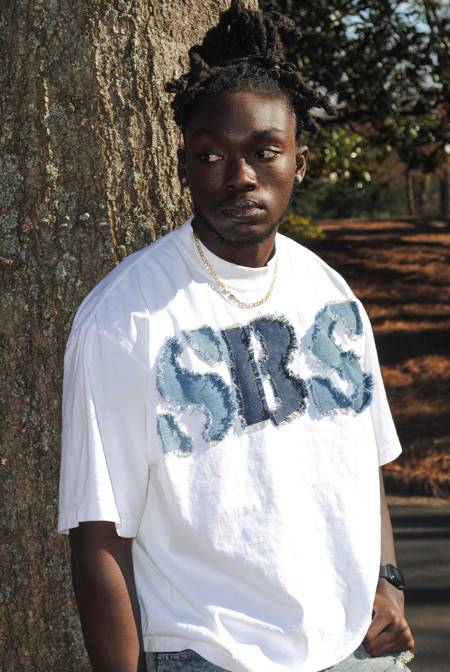 essential denim tee